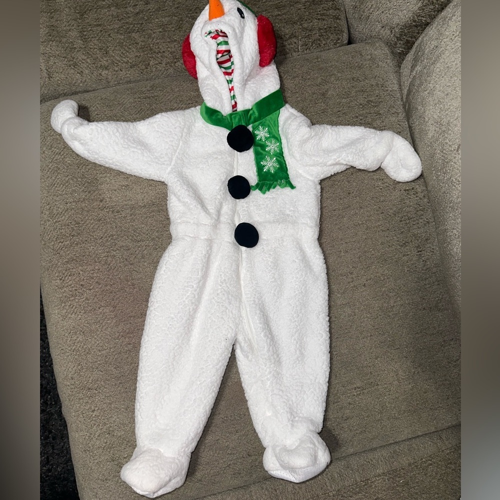 Jingles & Joy Frosty the Snowman costume Pajamas